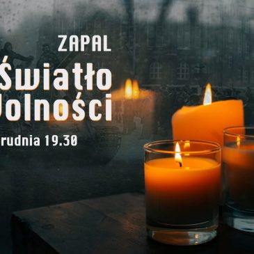 13 grudnia – dzień modlitw za ofiary stanu wojennego i akcja „Zapal Światło wolności”